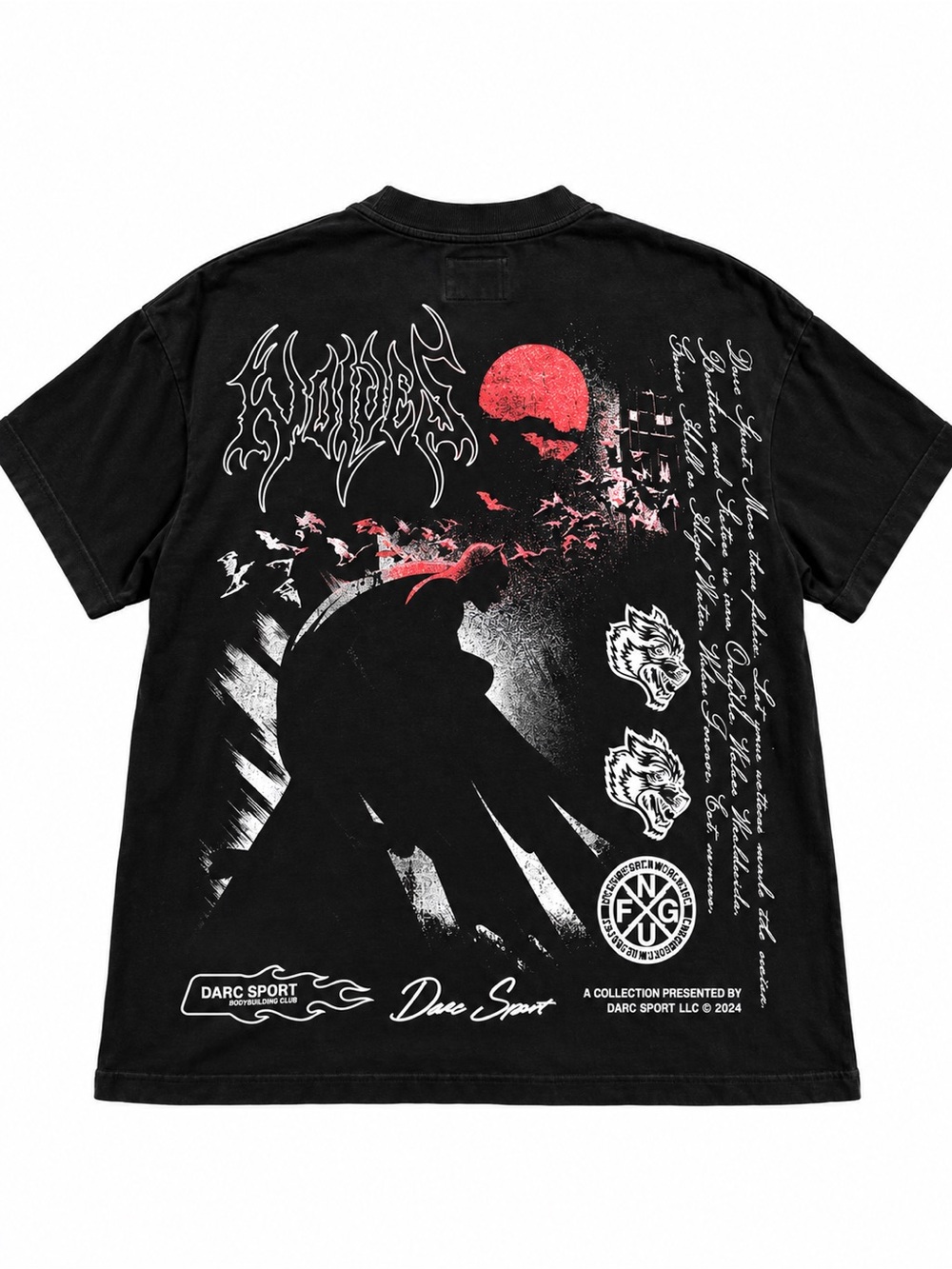 Darc Sport x Batman In The Shadows Premium Oversized Tee XL 452/1000 Rare